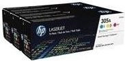 HP Toner Multipack 305A CF370AM Cyan Magenta Gelb - Bild 1