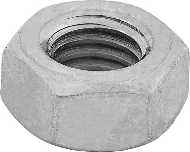 LUX-TOOLS Sechskantmutter M10 aus Edelstahl in Silber, 50 Stück - Bild 1