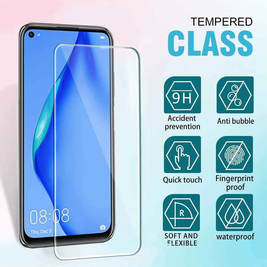 3er-Pack Displayschutzfolie aus gehärtetem Glas für Huawei Nova 7 8i 9 10 11 11i Y61 Y90 SE in Transparent - Bild 2