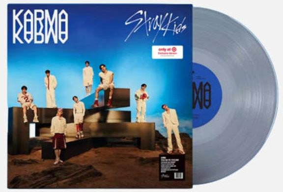 Stray Kids 4. Album KARMA Target Exklusive Version Vinyl in Blau - Bild 1