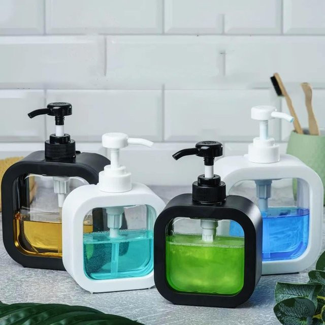 FIGHTYU Seifenspender, nachfüllbar, 300 ml/500 ml, Unisex - Bild 1
