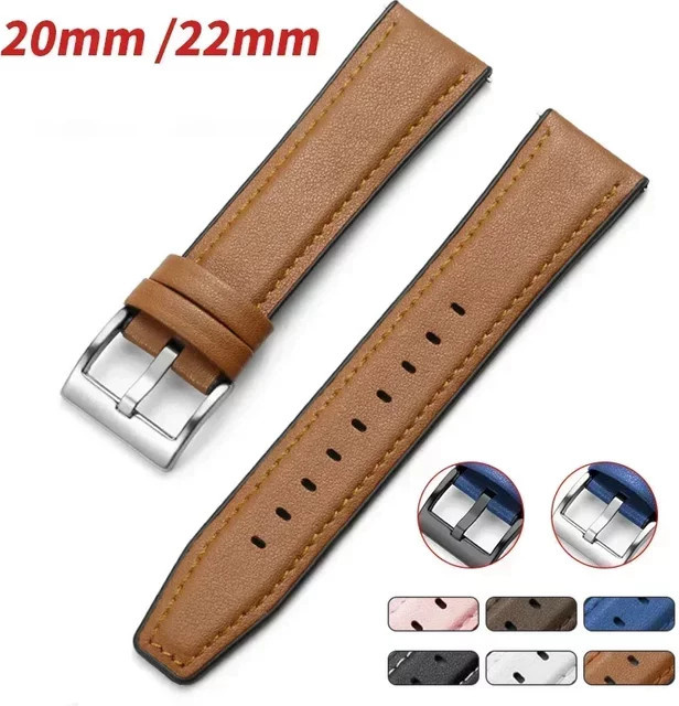 CAOWTAN Uhrenarmband Silikon-Leder, Unisex - Bild 1