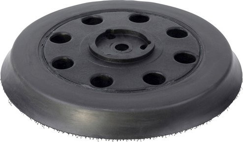 Wolfcraft Schleifteller in Grau und Schwarz mit Durchmesser: 12,5 cm - Bild 1