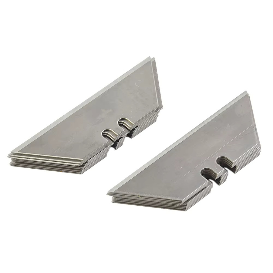 DAZZLEEX 30 Stück Trapezklingen aus Stahl für 18mm Snap-Off-Messer in Schwarz und Silber - Bild 3