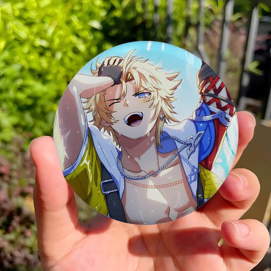 Final Fantasy Brosche, Runde Abzeichen, Cartoon Idol Cosplay - Bild 4