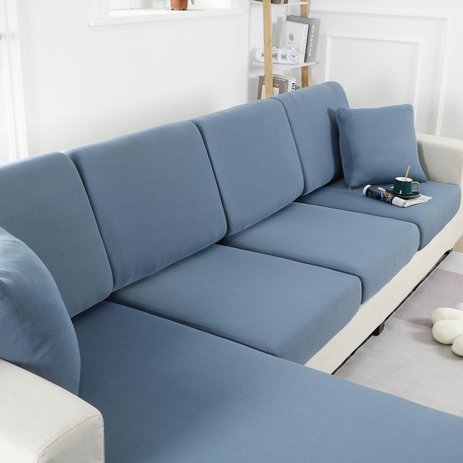 airldianer Elastica Sofa Sitzkissenbezüge und Couch Schonbezüge aus Polyester in Navy Blau - Bild 2