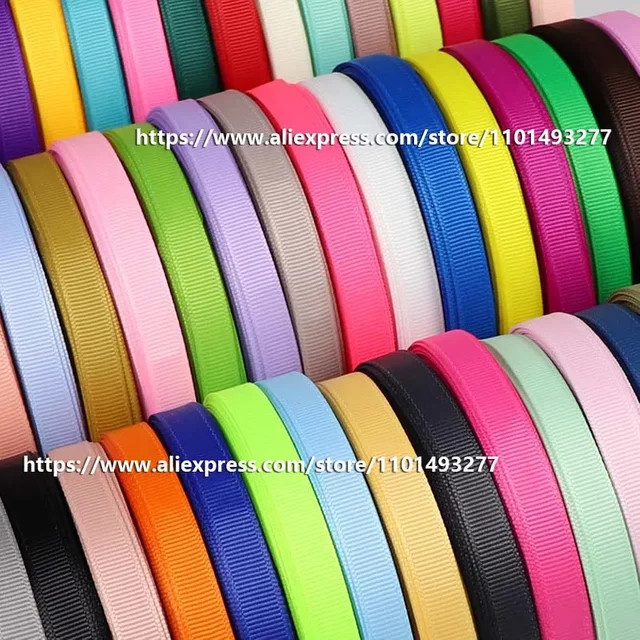 Lucky Bay Ripsband Rolle für Geschenkverpackung und DIY Dekoration, Mehrfarbig, Länge: 18,28 m - Bild 1