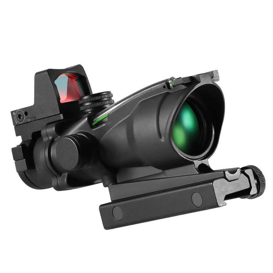 Nabila Red Dot Visier 4x32 mit 1x 4x Vergrößerung für 20mm Schienen in Schwarz - Bild 2