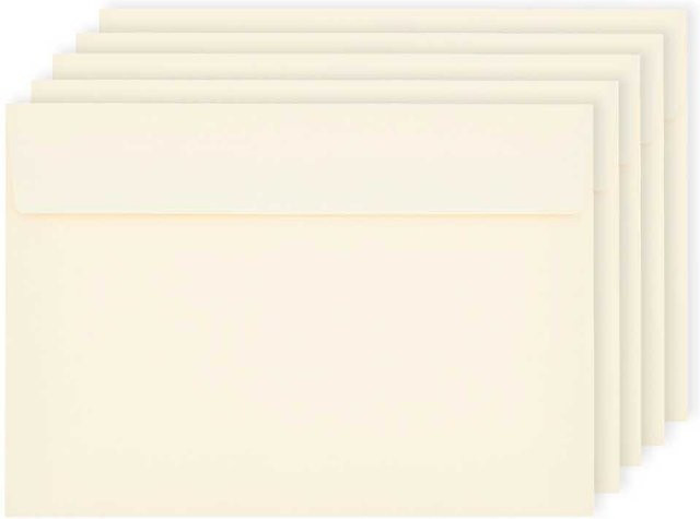 Rico Design Paper Poetry Luxury Umschläge C6 Creme - Bild 1