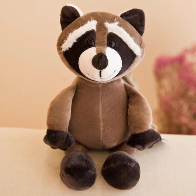 Yiran toy Kawaii Stofftiere Plüschtiere, Dschungel Löwe Elefant Tiger Hund Fuchs Affe Reh, ab 0 Jahren - Bild 1