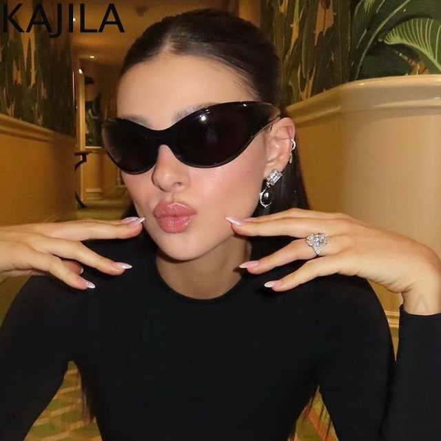 Kajila Sonnenbrille Cat Eye, Vollrand, Kunststoff, Schwarz, Unisex - Bild 1