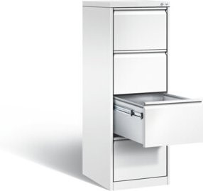 C+P Hängeregistraturschrank Acurado in Verkehrsweiß, H: 135,7 cm, B: 43,3 cm, T: 59,0 cm - Bild 1