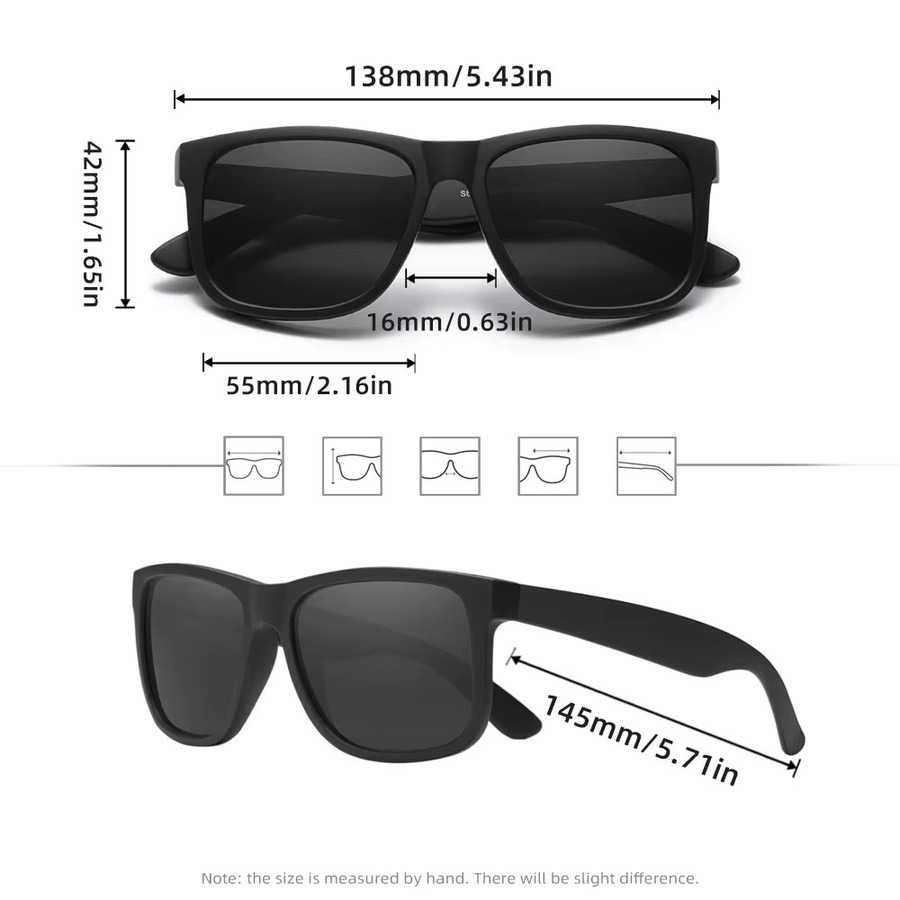 RIVIERSUN Sonnenbrille, square, Vollrand, Kunststoff, black, Unisex - Bild 2