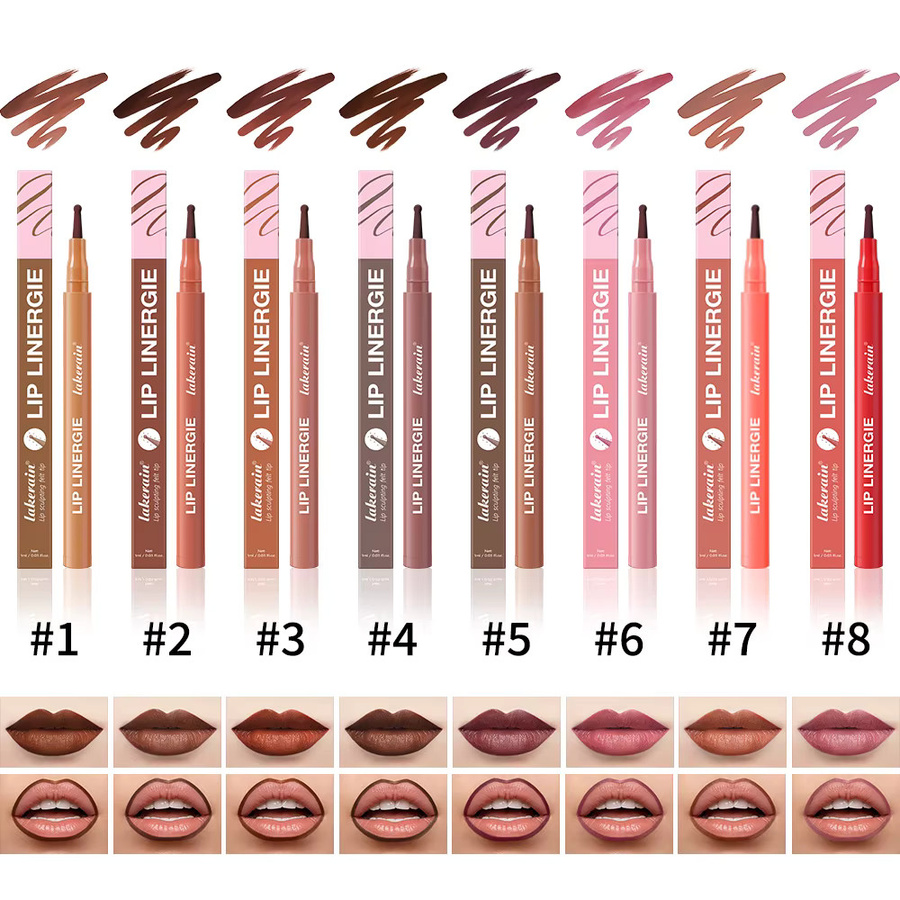 Lakerain Lipliner, 8 Farben, Matt, Unisex - Bild 2
