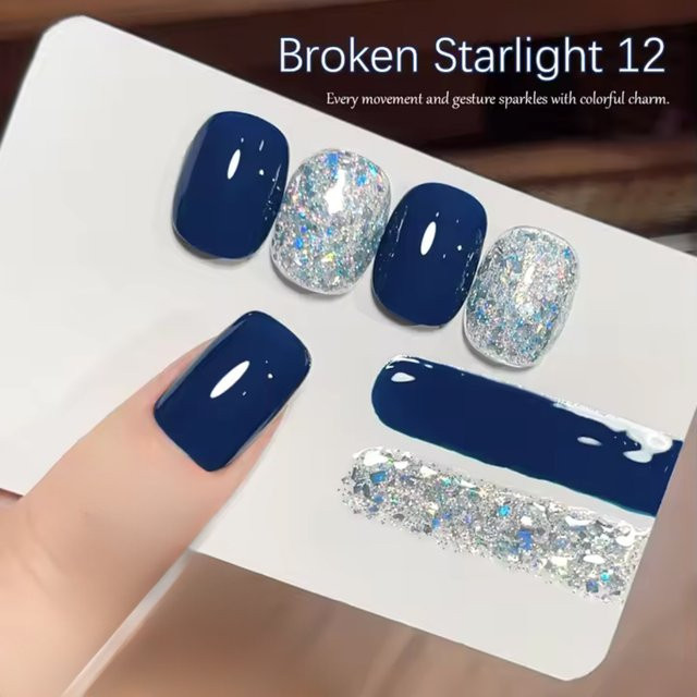 MIANEL Nagellack, 2er-Set, Blau, Gel, Glänzend, 15 ml - Bild 1