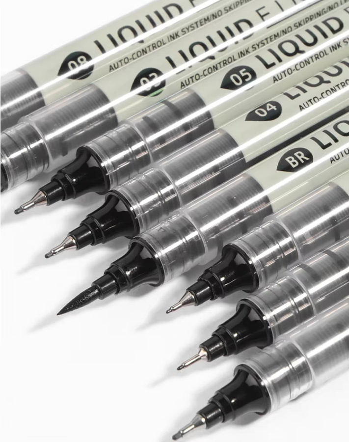 Micron Fineliner-Stifte mit schwarzer Tinte, 8 Stück für Künstler und Profis - Bild 6