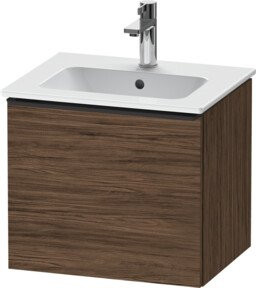 Duravit Waschtischunterschrank D-Neo in Schwarz und dunkler Nuss, B: 51 cm, T: 40,2 cm, H: 44 cm - Bild 1