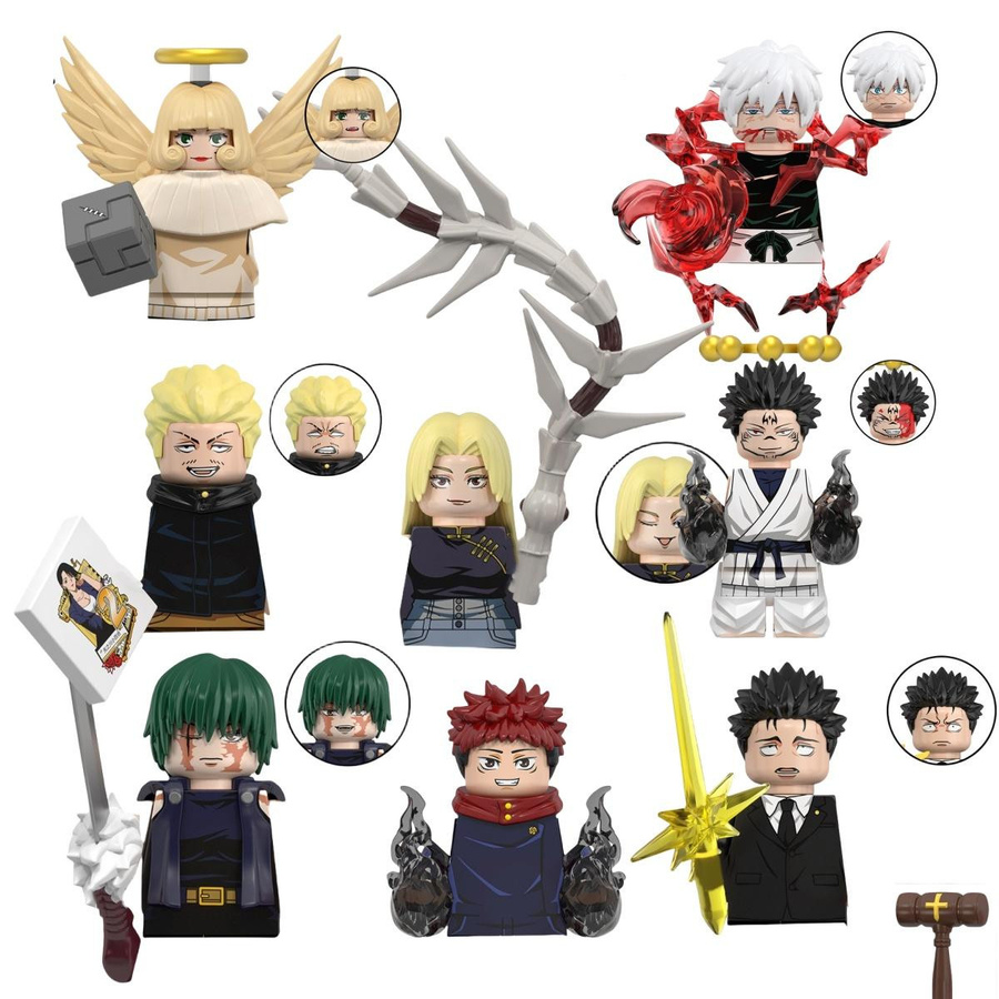 Jujutsu Kaisen Bausteine Mini-Actionfiguren - Bild 2