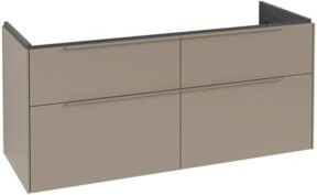 V&B Waschtischunterschrank Subway 3.0 in Tau mit LED, Breite: 127,2 cm, Tiefe: 47,8 cm, Höhe: 47,8 cm - Bild 1