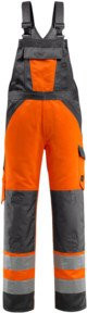 Mascot Gosford Latzhose EN ISO 20471 Class 2 in Orange und Dunkelanthrazit - Bild 1