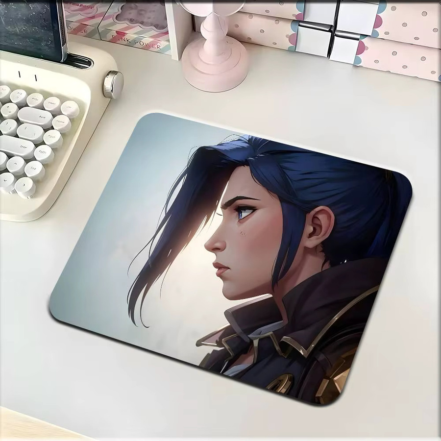 Moetch Anime Mousepad Caitlyn Kiramman Mehrfarbig Rutschfestes Deskpad für Tastatur und Laptop - Bild 4