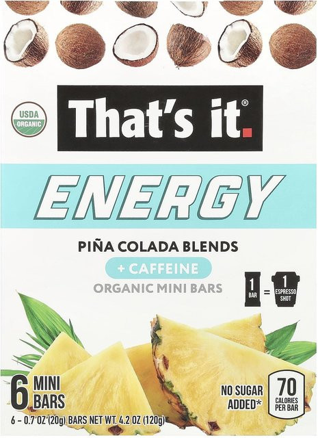 That's It Bio-Miniriegel Pina Colada Mix 6 x 20 g - Bild 1