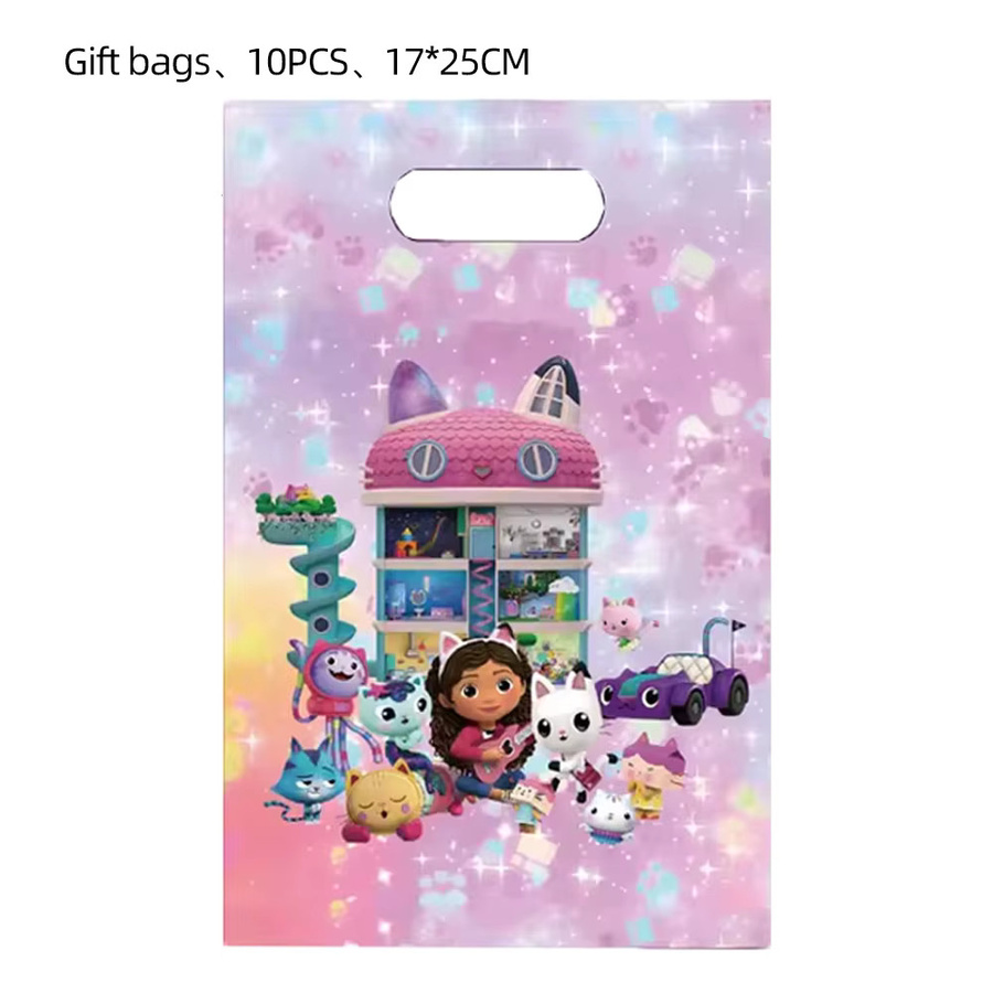 Gabby Doll House Geschenktüten mit Griff für Geburtstagsparty und Mädchen-Geschenke, Mehrfarbig - Bild 2