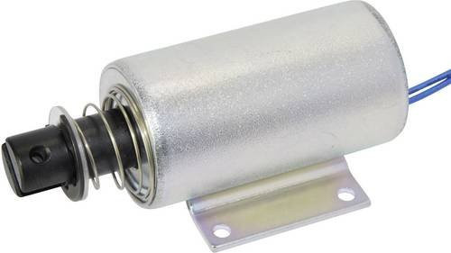 RED MAGNETICS Hubmagnet ITS-LZ-3263-Z-12VDC in Silber mit Schraubbefestigung, 12 V/DC, 12.96W, Ziehkraft 30 N bis 59 N - Bild 1