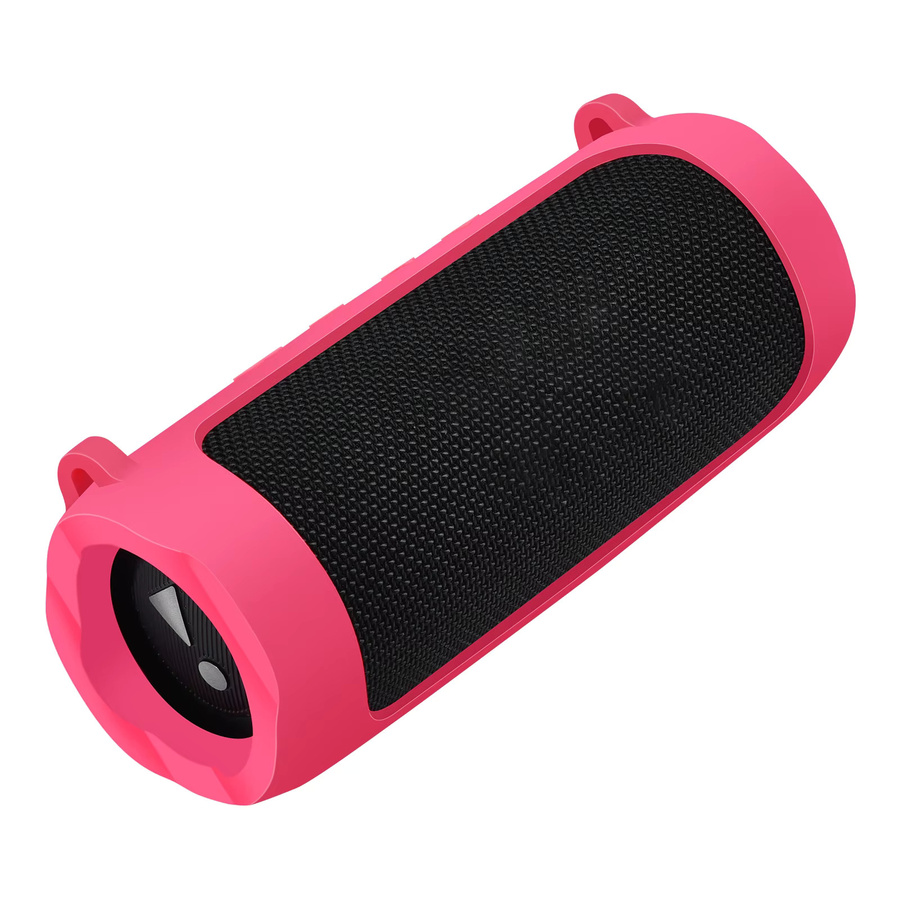 VODOOL Silikon-Lautsprecherschutzhülle mit verstellbarem Riemen, wasserdicht, für JBL Flip 6 und Flip 5, Schwarz oder Pink - Bild 3