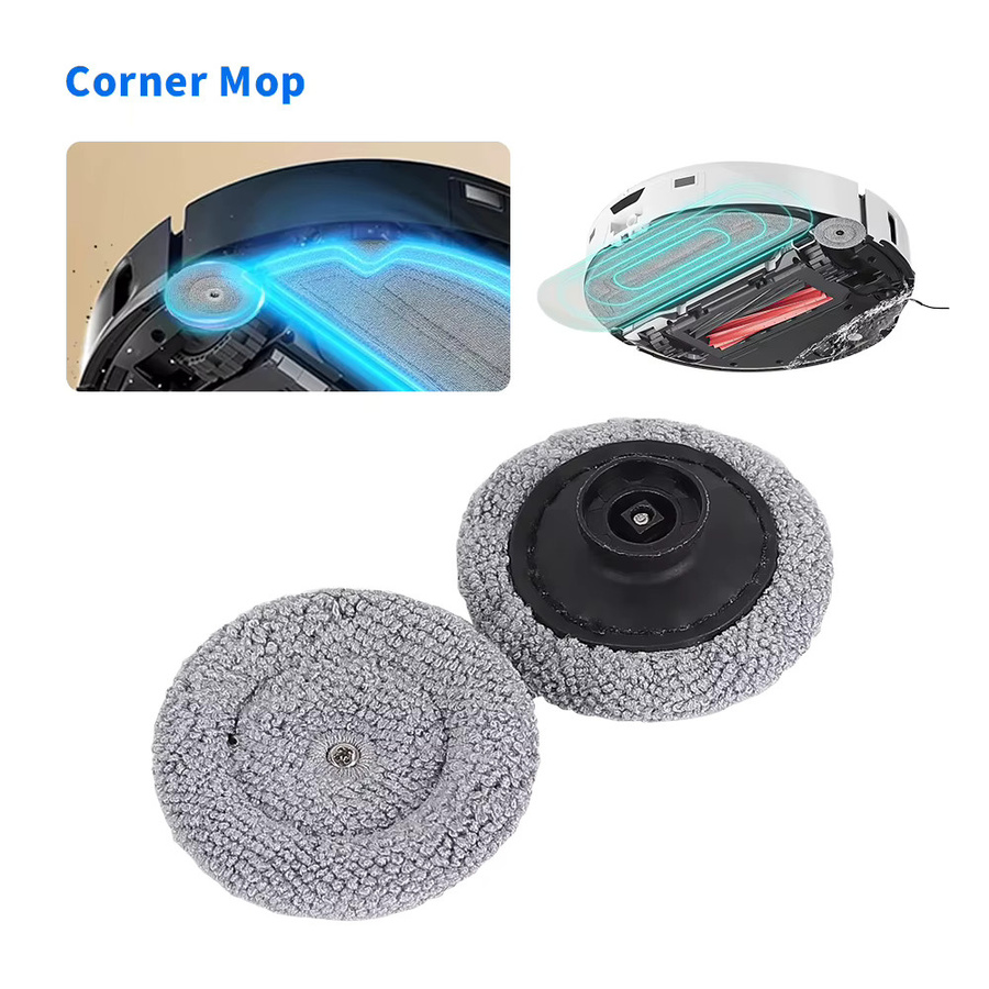 Antibakterielles Schock-Mopp-Tuch für Roborock S8 Max Ultra, S8 MaxV Ultra und G20S Roboterstaubsauger, Farbe: Grau - Bild 2