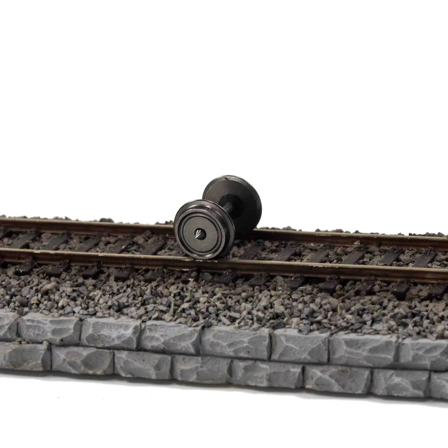 Evemodel Laufradsatz, 12-teiliges Set, HO Maßstab 1:87, Metallräder - Bild 3