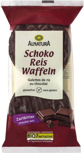 Alnatura Bio Schoko-Reiswaffeln Zartbitter 100 g - Bild 1