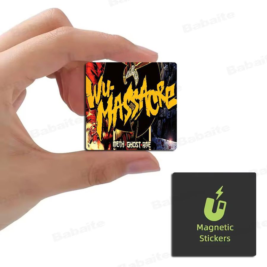 Sänger W-WU-T--TANG Anime Kühlschrankmagnet aus PVC in Multicolor für deine Küchendekoration - Bild 4