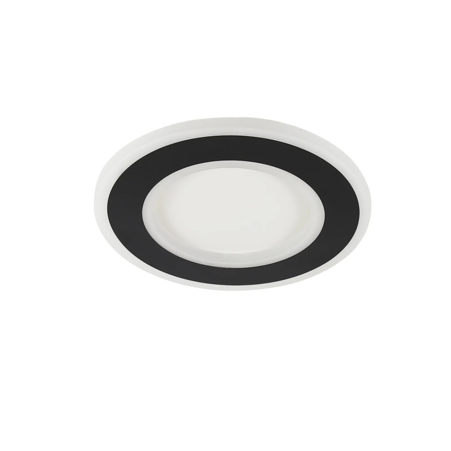 NETTLIFE LED Deckenleuchte aus Metall in Schwarz, modern und quadratisch, Durchmesser: 24 cm - Bild 2