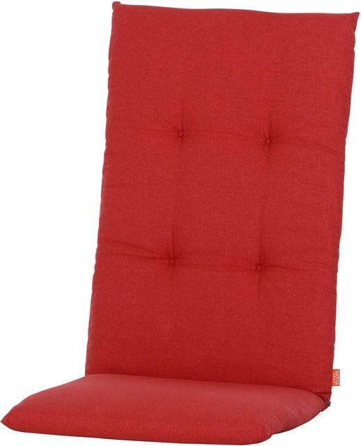 Siena Garden Auflage für Hochlehner Mirach in Uni Rot, B/H: 120 x 6 cm - Bild 1