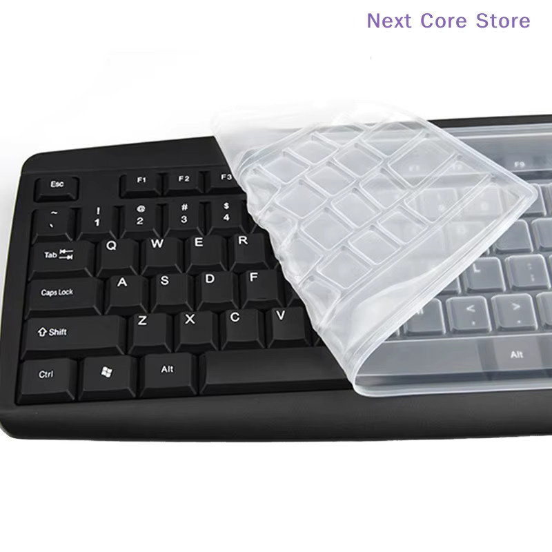 Transparente Silikon-Tastaturabdeckung als staubdichte Schutzfolie für deinen Desktop-Computer - Bild 4