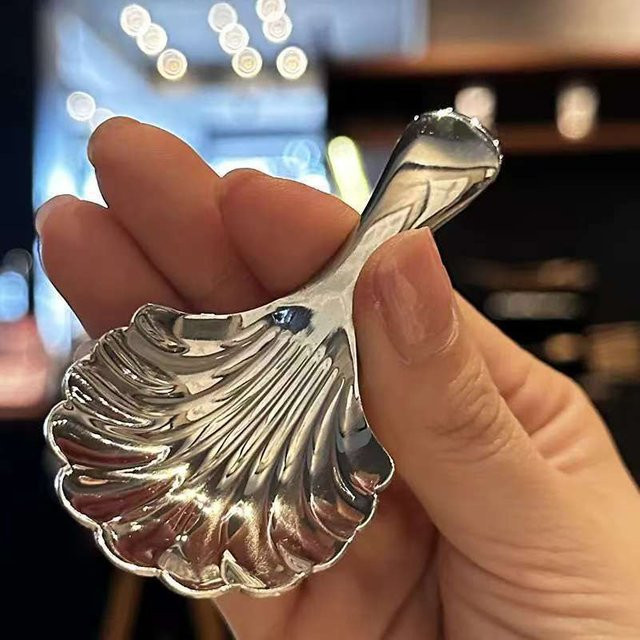 Mini Teelöffel aus Edelstahl in Silber, poliert, 2er-Set - Bild 1