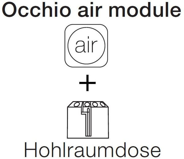 Occhio Air Module inklusive Hohlraumdose in Weiß - Bild 1