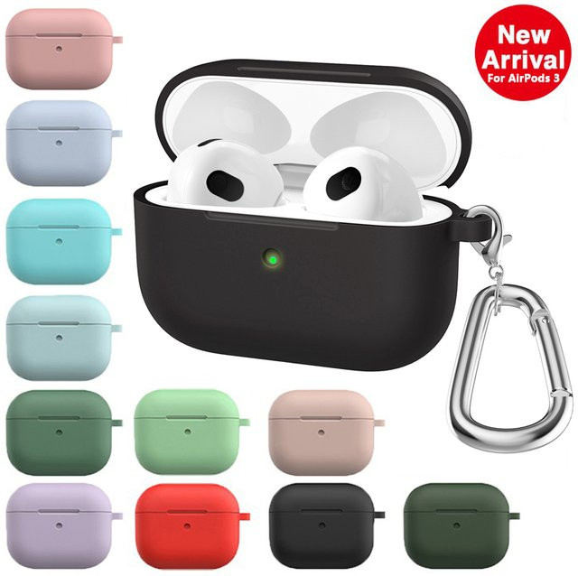 Silikon Schutzhülle für Apple AirPods 3 in Blau - Bild 1