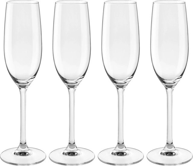 Mömax Gläserset Lars Champagne Flute, 4-teilig, Transparent - Bild 1