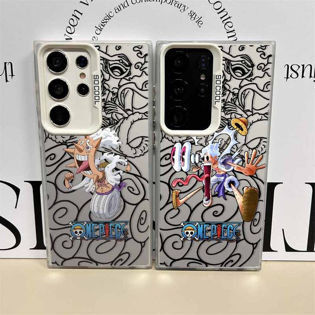 Bunte Silikon-Soft-Handyhülle One Piece Adventure Anime für Samsung Galaxy S26 S25 S24 S23 S22 S21 S20 Edge FE Ultra Plus - Bild 1