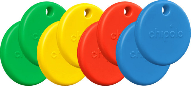 Chipolo POP Bluetooth Tracker 8er-Pack in Rot, Blau, Gelb und Grün - Bild 1