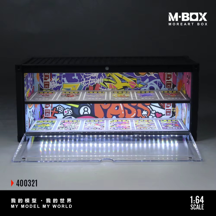 MoreArt Container-Lagerszenenmodell, 1:64, Simulations-Diorama, Kunststoff - Bild 2