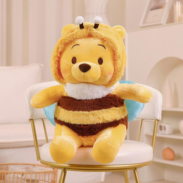 Bai Fen Bai Biene Bär Plüschpuppe, Disney, Gelb - Bild 1
