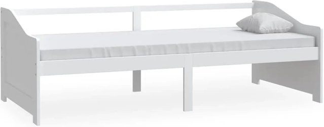 vidaXL Tagesbett 3-Sitzer aus Massivholz Kiefer in Weiß, B/T/H: 204 x 90 x 66 cm - Bild 1