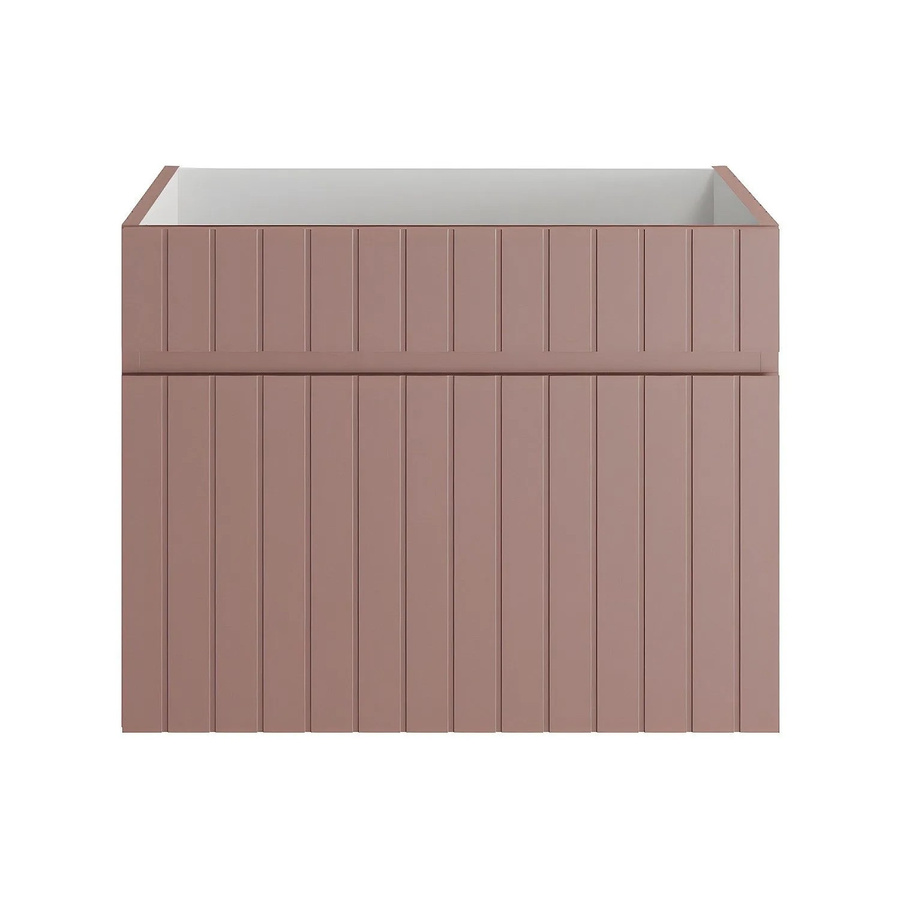 Waschbeckenunterschrank Vente-unique Satara in Puderrosa mit geriffeltem Design und mattem Finish, Breite: 60 cm, Tiefe: 46 cm, Höhe: 2,5 cm - Bild 2