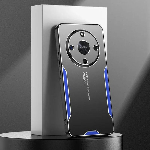 Stoßfeste Schutzhülle aus Aluminiumlegierung für Honor Magic 7 6 Pro Lite X9 X8 X7 in Schwarz und Silber - Bild 1