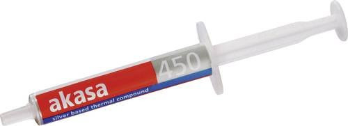 Akasa AK-450-5G Wärmeleitpaste Silber 5g mit 9.24 W/mK Wärmeleitfähigkeit und max. 200°C Temperatur - Bild 1