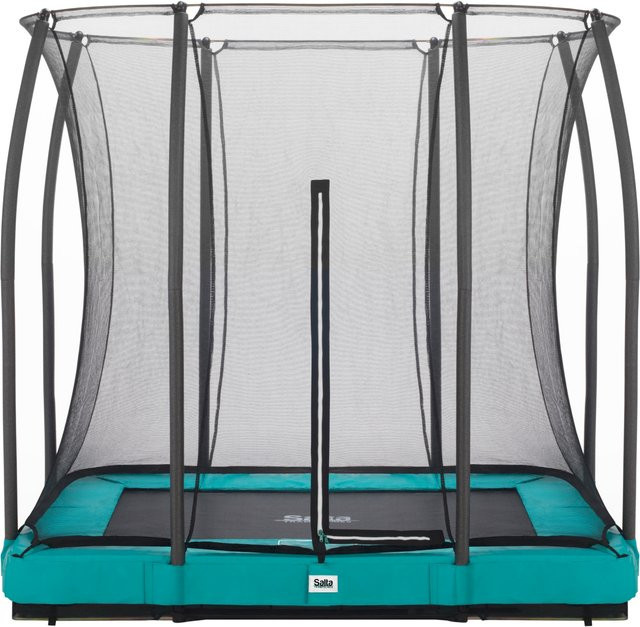Salta Trampolin Comfort Edition Ground rechteckig Grün B/T: 214 x 153 cm - Bild 1