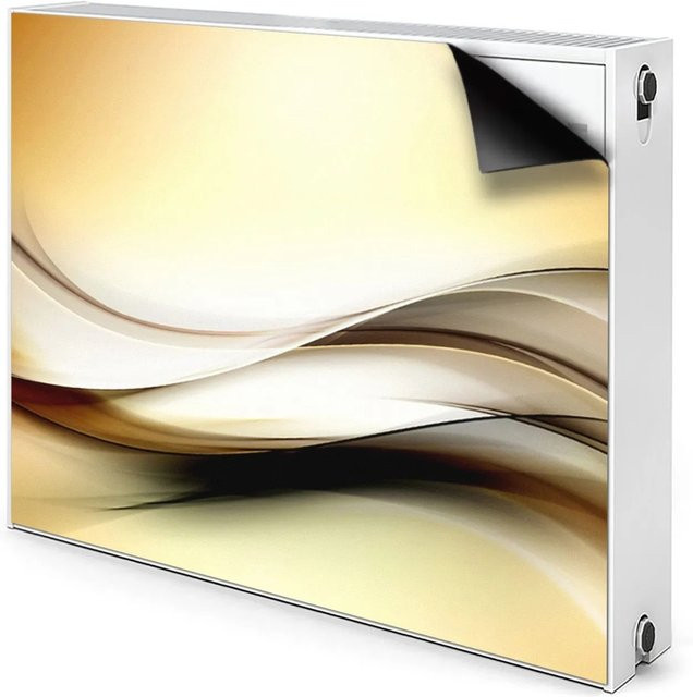 Tulup Magnetfolie für Heizkörper Gelbe Abstraktion, B: 80 cm, H: 60 cm - Bild 1
